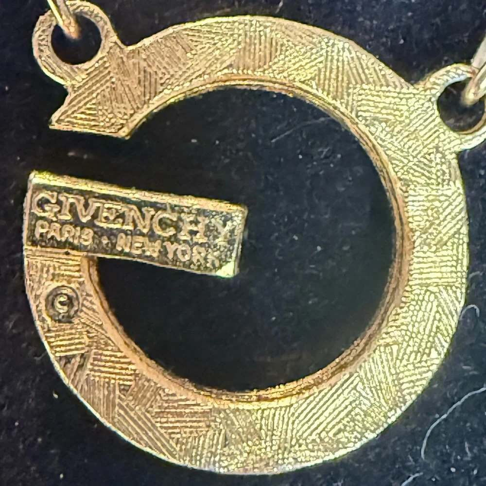 Givenchy Gold 'G' Pendant Necklace - Picture 2 of 5